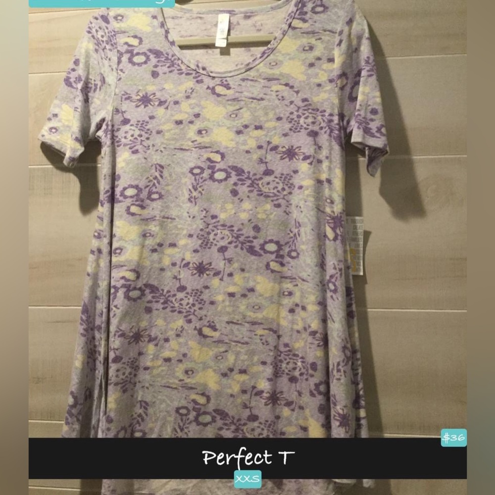 NWT LuLaRoe Perfect Tee XXS